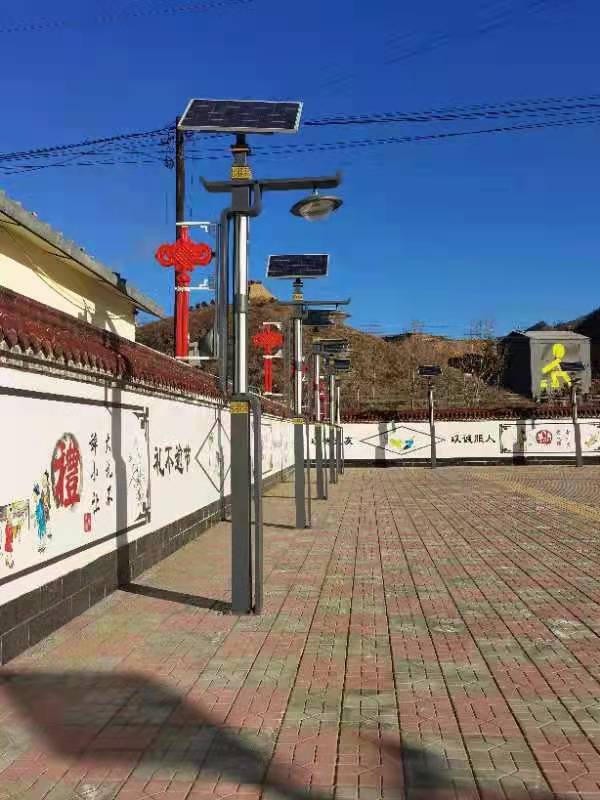 太陽(yáng)能庭院燈案例